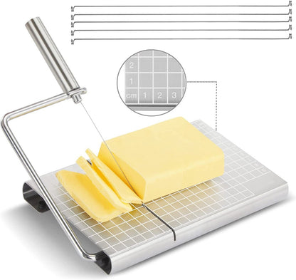 Cheese slicer young cheese - OUCONGK Cheese slicer stainless steel wire butter bread sandwich Cheese slicer young cheese - Image 3