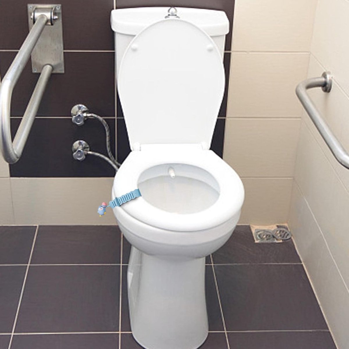 Toilet Seat Lifter Rings - 3 Pieces - Toilet Seat Lifter - Toilet Seat Lifting Device Touch - Toilet Lid Handle - Toilet Bowl Seat Lifter - Toilet Accessories - Hygienic Toilet Seat Lifting - Lid Handle - Multifunctional - Silicone - Hygienic - Image 2