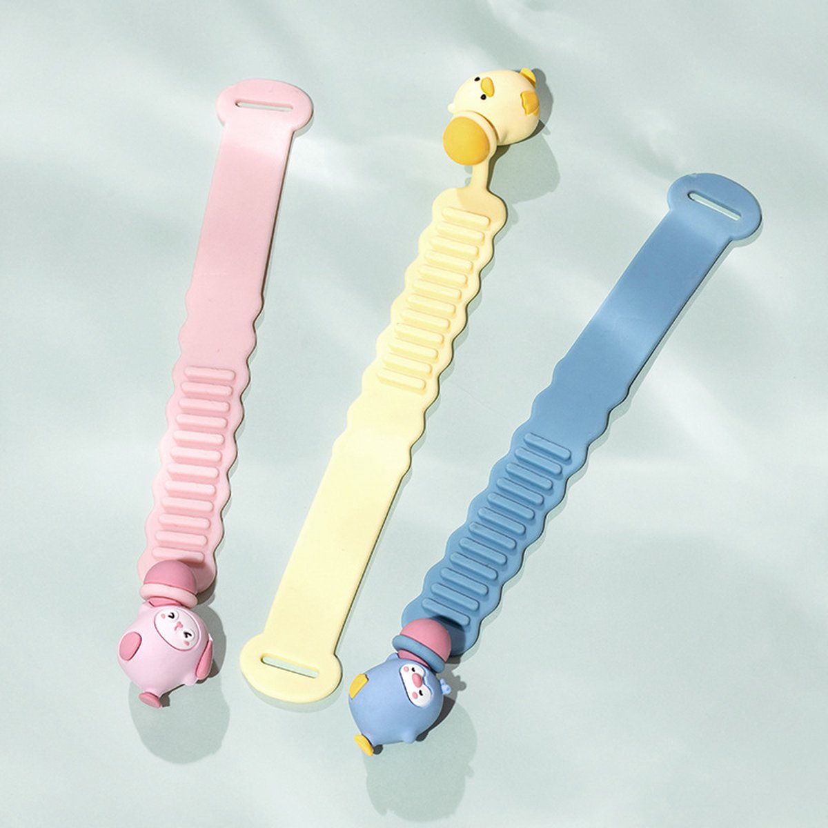 Toilet Seat Lifter Rings - 3 Pieces - Toilet Seat Lifter - Toilet Seat Lifting Device Touch - Toilet Lid Handle - Toilet Bowl Seat Lifter - Toilet Accessories - Hygienic Toilet Seat Lifting - Lid Handle - Multifunctional - Silicone - Hygienic - Image 5