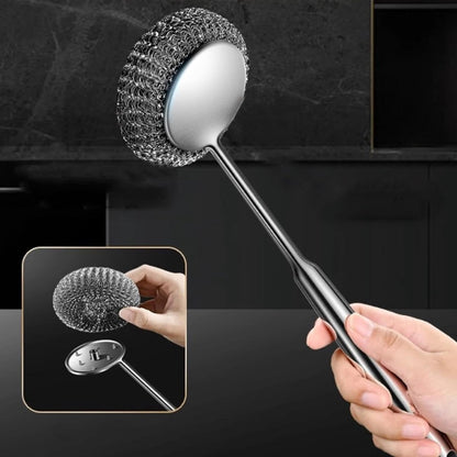 Dish Brush - 2 Pieces - Dish Brushes - Cleaning Brush with Handle - Household Products - Cleaning Products - Household Kitchen Accessories - Cleaning - Washing Up - 27 Cm - Black - Image 4