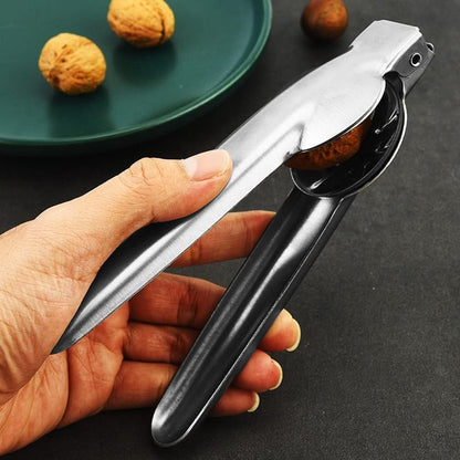 Nutcracker - Professional Walnut / Nut Cracker - Portable Christmas Nutcracker - Universal Chestnut Clip - High Quality Chestnut Tongs - nutcracker - Walnut Cracker - for walnuts / chestnuts / pecans and other nuts - Stainless Steel - Image 3