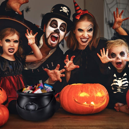 Halloween - Creative witch's cauldron - Treat buckets - witch's cooking pot - halloween bucket - Spooky candy - Treat - Candy - Decoration - Ornamentation - Halloween Decoration - for /Carnival /Party /Holiday /Halloween /Christmas（No candy） - Image 4