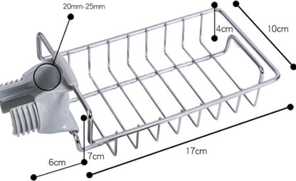 Sink Organizer - Countertop Organizer - Dishcloth Holder - Countertop Organizer - Kitchen Organizers - Storage and Organization - Dish Brush and Sponge Holder for Sink - Kitchen Faucet - Soap Holder - Drying Rack - Bathroom - Countertop Storage Rack - Sta - Image 5