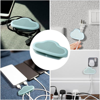 Cable Clips - 8 Pieces - Wire Organizer - Cable Holder - Cable Management - Cable Ties - Cable Organizer - Cable Organizer - Self-Adhesive - For Desk/Wall/Car/Office - For Headphones/Mouse/USB Cable - Image 3