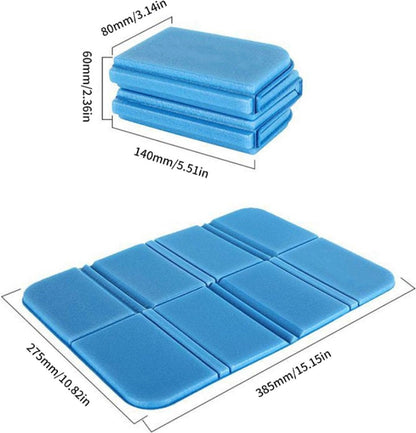 Outdoor Seat Cushions - Foldable Foam Seat Cushion - Hiking Seat Mat - Camping Seat Mat - Foldable Seat Mat - Lightweight - Waterproof - 385x275x8 mm - For Outdoors, Garden, Camping, Picnic - Blue - 1 Piece - Image 5