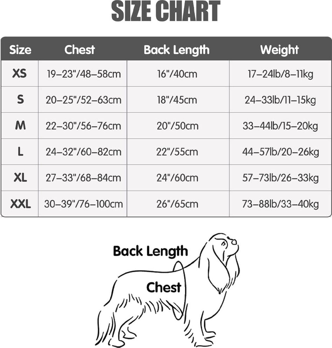 Dog Coat - Warm Coat for Dogs - Reflective Dog Coat with Fur Collar - Back Length 40cm - Dog Weight 8-11kg - Dog Winter Coat - Windproof Coat for Dogs - With Soft Fleece Lining - Dog Clothing - Pet Clothing - Dog - Black - Size XS - Image 2