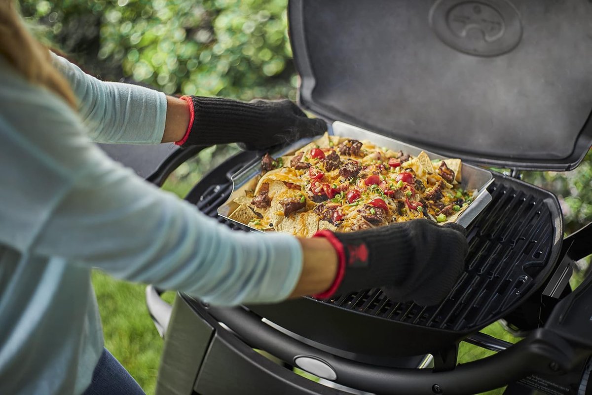 Professional Grill Basket - High-Quality Baking Trays - Barbecue Pans - BBQ Grill Basket - Optimal Heat Distribution - Practical - Durable - Grilled Vegetables / Meat - Very Suitable for Oven Safe / Gas / Charcoal / Electric Grill - Image 5