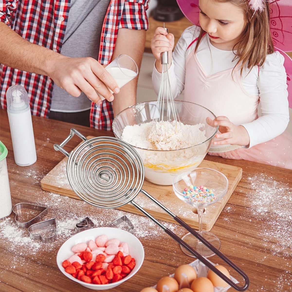 Egg Separator - Professional Egg Separator - Efficient Egg Yolk Separator - Egg Separation - Egg Splitter - Egg Separator - Egg Yolk Separator - Egg White - Egg Yolk - Egg Separator for Baking Cakes - Stainless Steel - Image 3