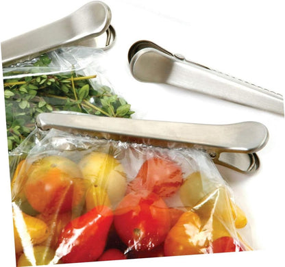 Stainless Steel Sealing Clips - Kitchen Sealing - 10 pieces - 8 cm & 11.5 cm - Image 4