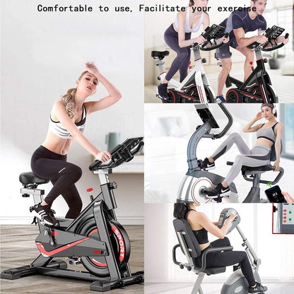 Bicycle Accessories - 2 Pairs - Bicycle Straps - Pedal Straps - Exercise Bike Pedal Straps - Rubber Pedal Straps - Adjustable Length Universal Pedal Strap - Rubber Anti-Slip Exercise Bike Parts - Strength Training Accessories - Black - Safety - Image 3
