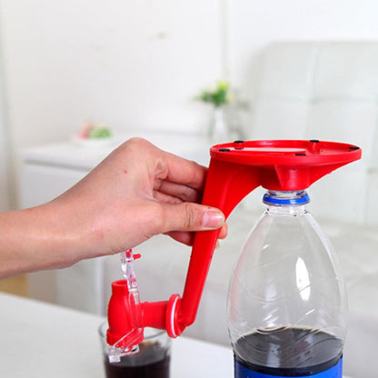 Beverage Vending Machine - 2 Pieces - Beverage Dispenser - Drink and Shot Dispenser - Upside-Down Drink Bottle Drinker - Beverage Dispenser - Tapping - Perfect For Summer Parties And BBQ - Plastic - Red - Image 3
