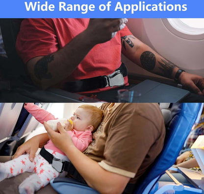 Seatbelts - Seatbelt Extender - 2 Pieces - Seatbelt Extension - 80cm - Car Seatbelt Extender - Universal - Comfortable - Airplane Seatbelt Extender - Universally Adjustable Airplane Seat - Maternity Belt - For Obese People - With Storage Bag - Image 3