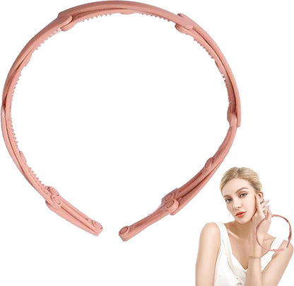 Headband - Tiara - Foldable and Scalable - Women's Headbands - Foldable Tiara - Foldable Headband - Pink - Women - Teens - Girls - Lightweight - Running - Athletic - Gym - Dance - Yoga - Hair Accessories - Image 3