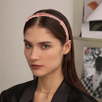 Headband - Tiara - Foldable and Scalable - Women's Headbands - Foldable Tiara - Foldable Headband - Pink - Women - Teens - Girls - Lightweight - Running - Athletic - Gym - Dance - Yoga - Hair Accessories - Image 5