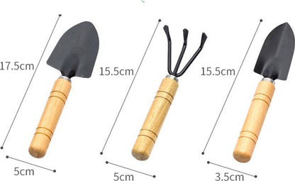 Garden Tool Set - Handy 3-piece set with small trowel for bonsai and plant maintenance - Image 5