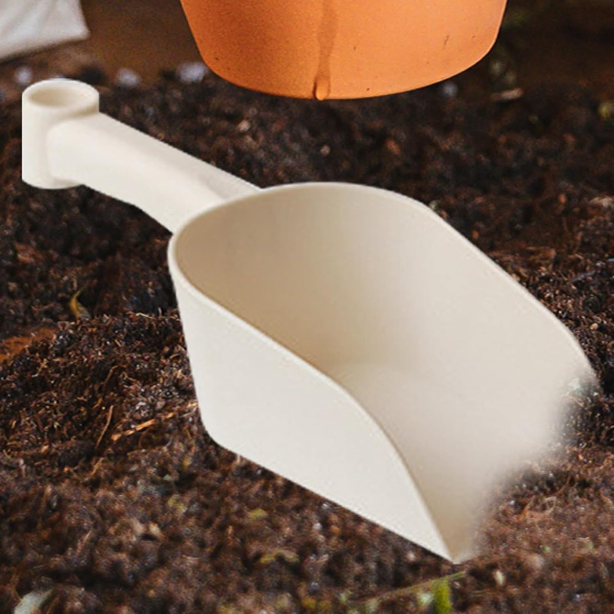 Garden trowel - planting trowel - plastic - Multi-purpose trowel - Ergonomic Stainless Steel Garden Trowel - Small Planting Trowel - Deep Bottom - Small Garden Trowel - Hand Trowel - Garden Tool - 28.5×7.5 cm - Image 2