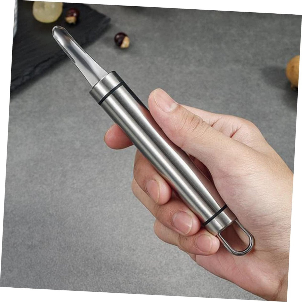 Fruit Corer - Professional Pitter - Creative Portable Longan Core Remover - Easy Core Removal - Ergonomic Handle - For Lychee and Longan Lovers - Kitchen Utensil - Image 3
