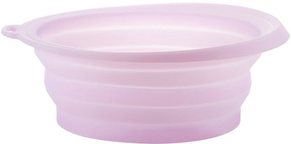 Cooling basin - Facial ice bath - Silicone facial cooling basin - Foldable silicone basin - Built-in ice tray - Portable basin - Cools the face - unclogs and soothes the skin (pink) - Image 2