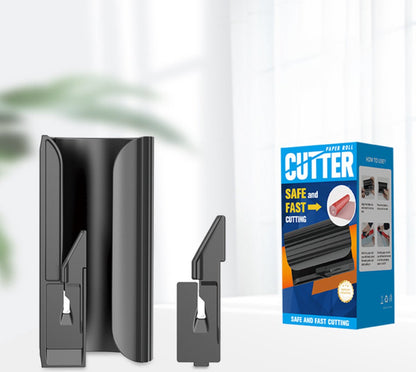 Wrapping Paper Cutter - Gift Paper Cutter - Gift Paper Roll Cutter Aid - Home Office Roll Cutter - Gift Paper Cutter - Gift Cutter - Paper Roll Cutter - Black - 1 Piece - Image 4