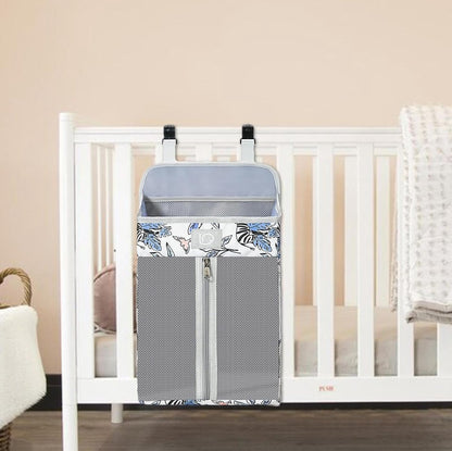 Diaper Bag - 2 Pieces - Changing Table Basket - Diaper Basket - Hanging Diaper Box for Babies - Large Changing Table - Diaper Organizer - Toy Basket - For Baby Bottle Tissue - For Crib/Child/Nursery/Travel/Car - For Nursery Accessories - 43x26x18cm - Image 4