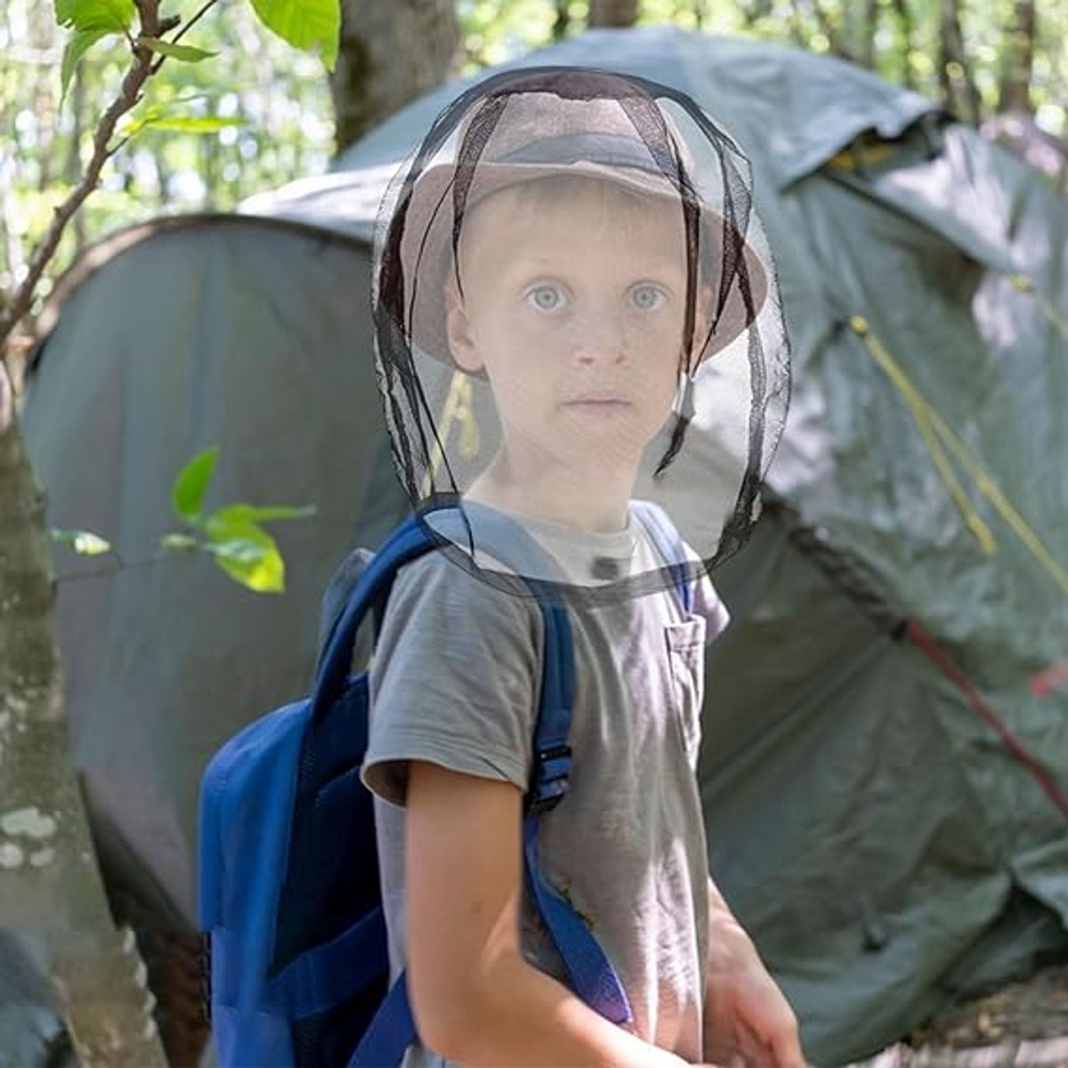 Pieces - Head Net - Anti-mosquito head net - Face protection - Bee hat - Anti-mosquito head net - Beekeeper's hat - Mosquito net - Mosquito head net - Image 3
