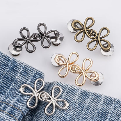 Trouser Reducer - 8 Pieces - Waist Stretcher Set - Pins - Waist Extender - Jeans Shortening Buttons - Adjustable Button - Tightening Button - Tightener Buttons - Reusable - Trouser Waist Reinforcement - For Loose Jeans, Trousers, Skirts, and Sleeves - Image 5