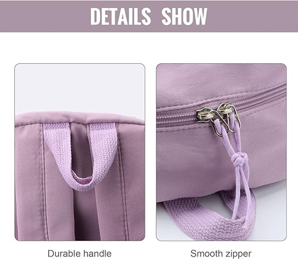 Waterproof backpack for girls - Girl's Backpack With Pin and Accessories - boys' backpack - women's backpack - Lightweight School Bag - School Student School Bag - Large Capacity Backpacks - Teenagers - High School Backpacks - Purple - Image 5
