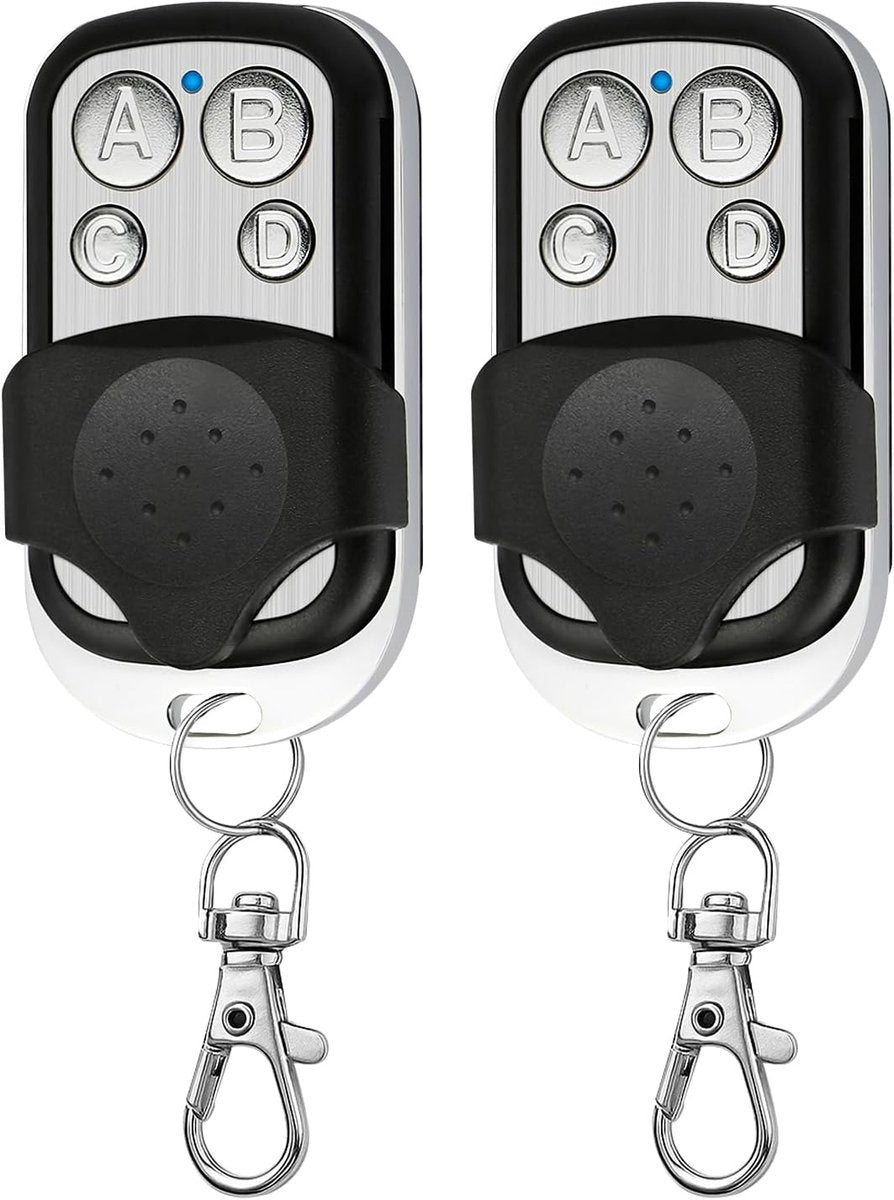 2 pieces - 433 MHz - Remote control - Garage door openers - Remote control for car garage door - universal garage door remote control - automatic garage door remote control - for car garage door - with keychain - 4 channels - Image 5