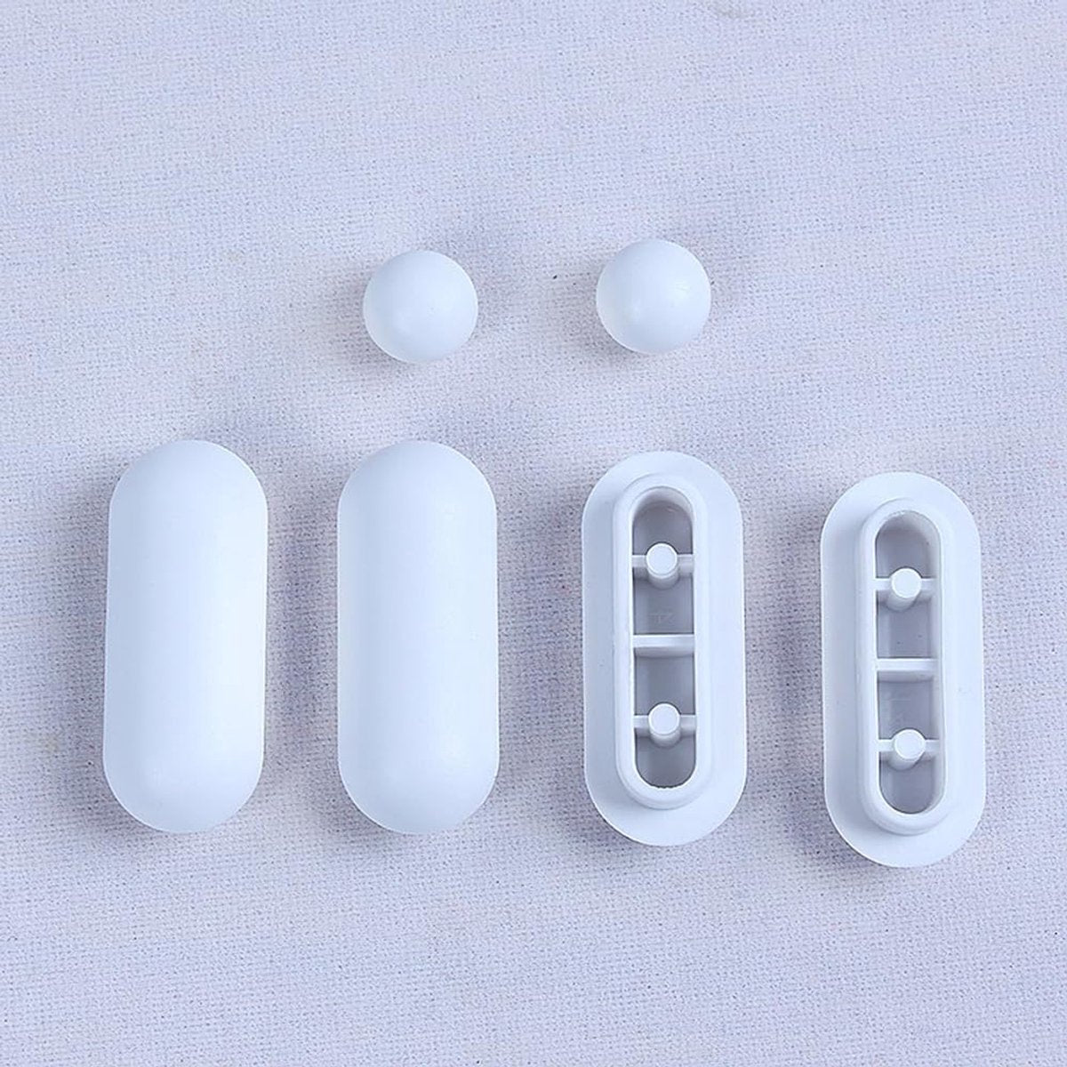 12 pieces - toilet seat bumper pads kit - bidet lid attachment - push-in replacement buffer spacer - anti-noise cushion pad cover - for bathroom repair parts - Toilet accessories - Bathroom accessories - white - Image 4