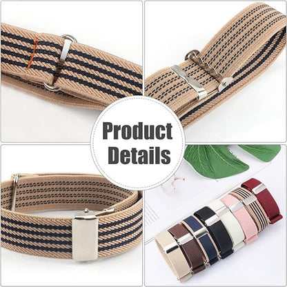 Sleeve Holder - 8 Pairs - Sleeve Holder - Sleeve Holders for Women and Men - Classic - Elastic - Women and Men - Sleeve Holders - Unisex Elastic Bracelets - Adjustable Shirt Sleeve Holders - Anti-Slip Bracelet - Multicolor - Image 3