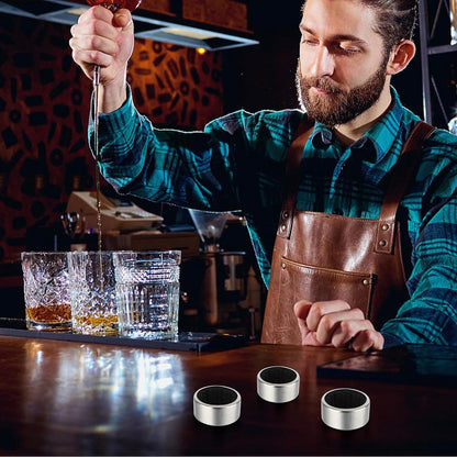 pieces - Wine Drip Ring - Stainless Steel Wine Ring with Drip Catcher - wine drip ring - Drip ring - drip stoppers - Bar Supplies - Kitchen Gadgets - wine accessories - Image 3