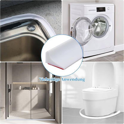 Silicone water stopper - Shower water blocker - 200 cm - White - Image 4