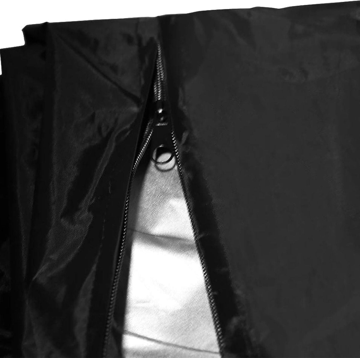 84*33*107 cm - Storage cover for a folding bed - Dust cover - storage cover for a folding bed with zipper - waterproof universal protective cover for a folding bed - robust storage cover for a folding bed - with adjustable drawstring - black - Image 4