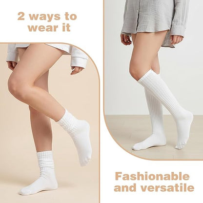 5 pairs - Knee socks - Sports socks - Women's socks - Ski socks - Fitness wear - Socks - Calf socks - Casual socks - Compression socks - House socks - cute long style - for sportswear and leisure wear in autumn and winter - Image 4