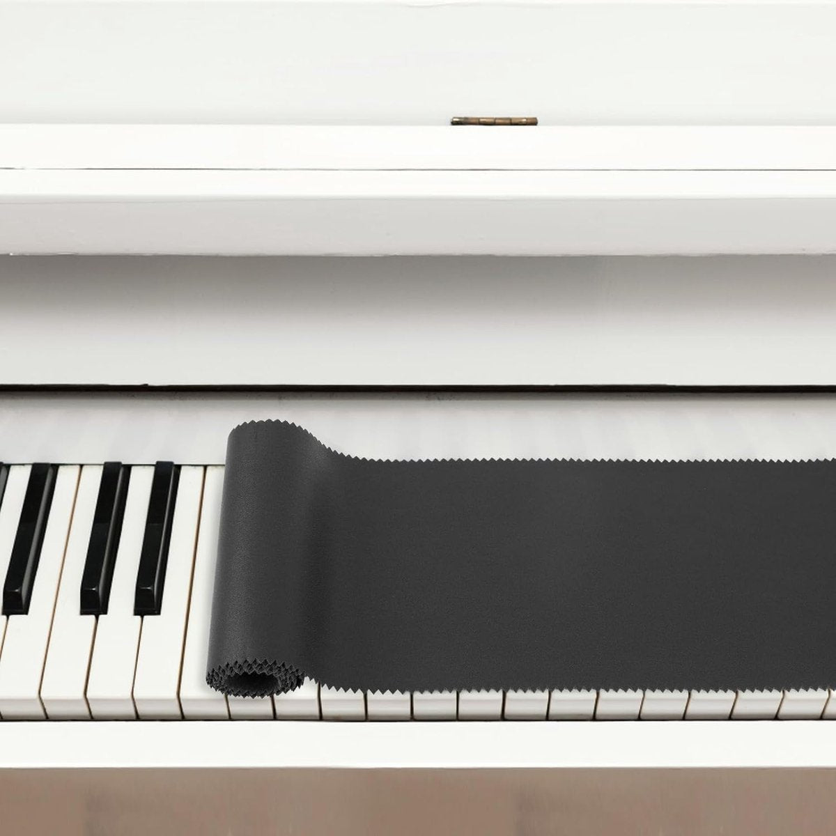 Piano Keyboard Dust Cover - Keyboard Protective Cover - Piano Dust Cover - Suitable for 88 Keys - Universal - Piano Protector - for Digital Electric Piano - for Electronic Keyboard, Digital Piano - Black - Image 3