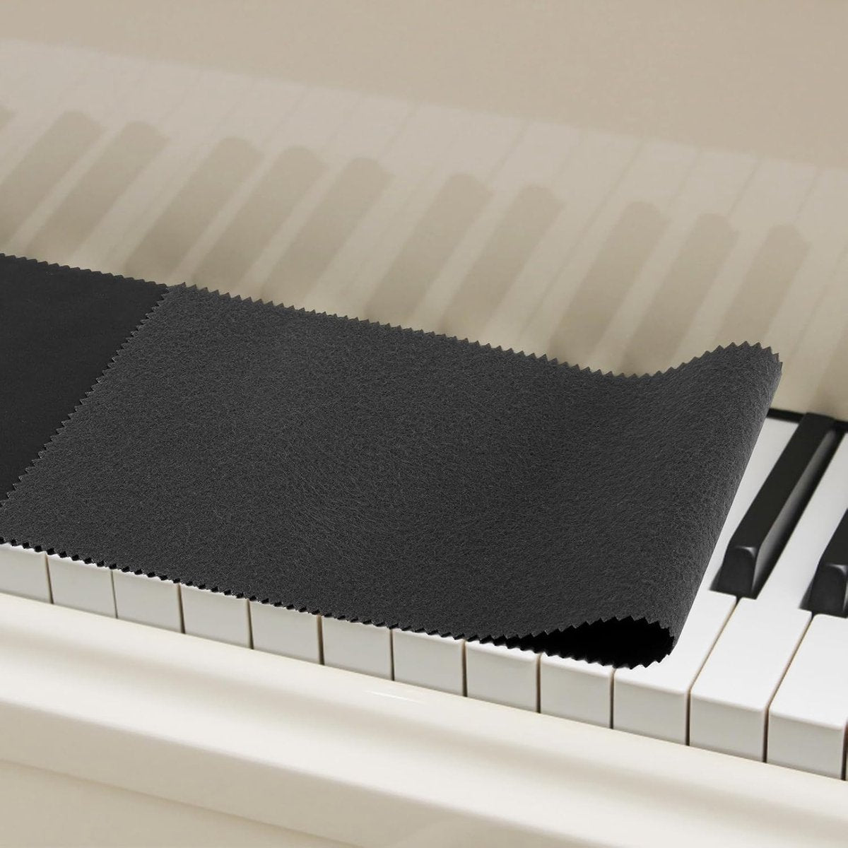 Piano Keyboard Dust Cover - Keyboard Protective Cover - Piano Dust Cover - Suitable for 88 Keys - Universal - Piano Protector - for Digital Electric Piano - for Electronic Keyboard, Digital Piano - Black - Image 4