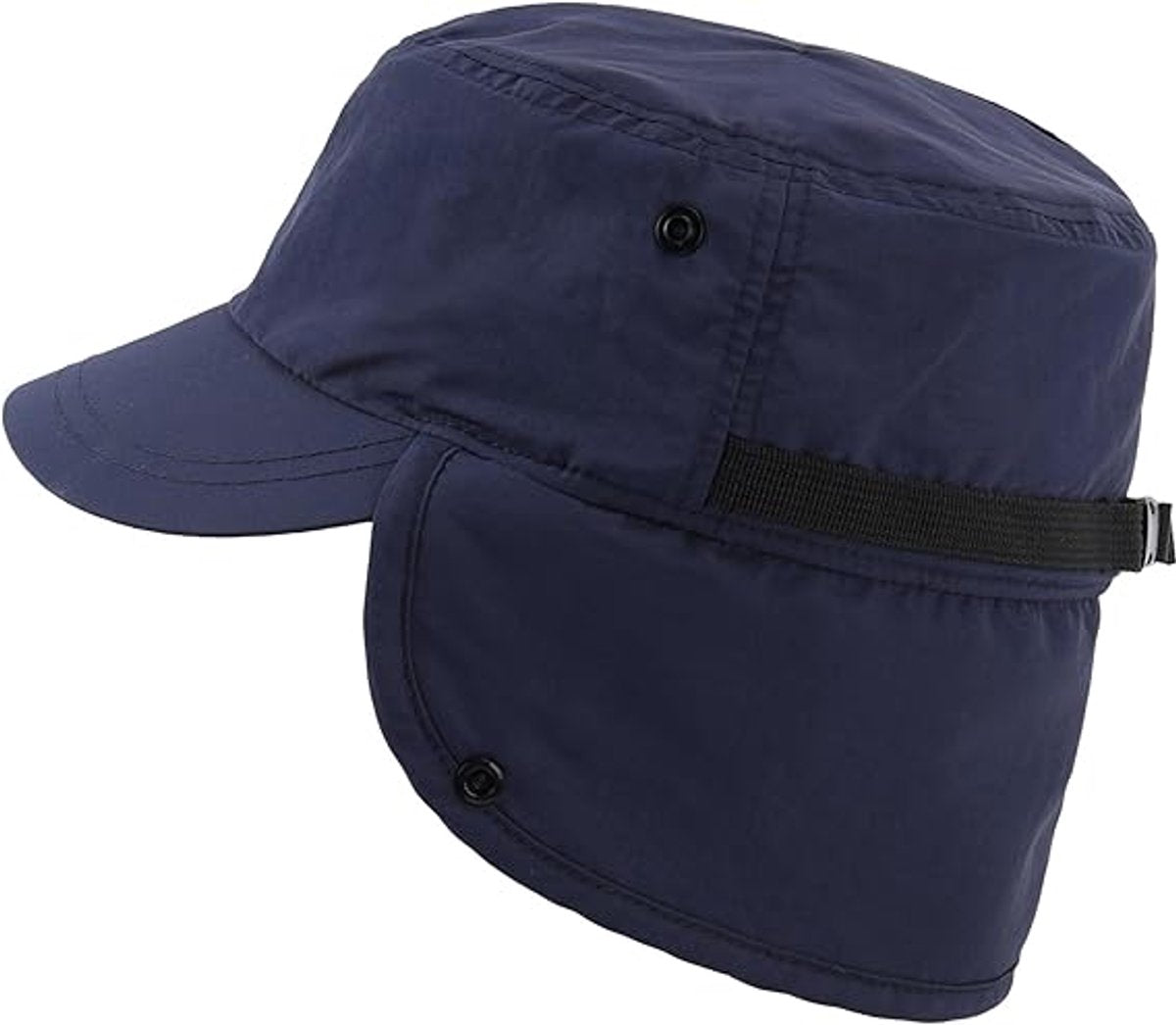 Beanie - Winter hat - Men's winter hat - Winter ear flap hat - with visor - with ear flaps - Ski hat - Cold weather - Trapper hat - Ear warmers Water-repellent outdoor hat - Winter - for outdoor sports, skiing, cycling, hiking, running - blue - Image 3