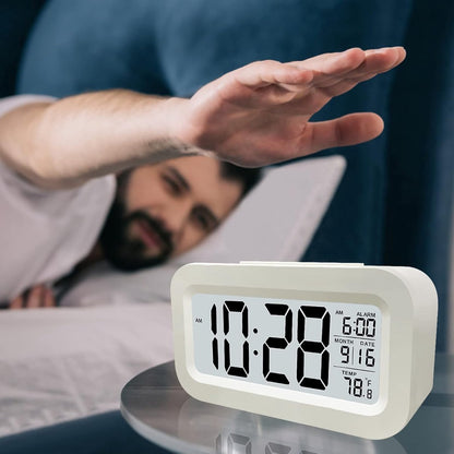 Alarm clock - digital alarm clock - Digital Clock (rechargeable) - digital alarm clocks - LED alarm clock with temperature - Children's alarm clock - Alarm clock - snooze function - calendar - child's alarm clock - Travel alarm clock - Alarm Clock - for b - Image 3