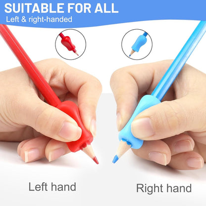 12 pieces Pencil grip - Pencil grip - Soft Grip - Pen grip aid - Pencil grips - Pencil grip - Writing aid - Pen grip aids - Writing aids for children - ergonomic silicone aids - aids to correct posture - Image 3