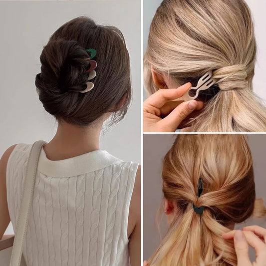 15 pieces - Hairpin - Hair clip - Hair Accessory - U-shaped hairpin - hair comb - hair clips - hair styling accessories - hair accessories for women - hair styling clips - hair styling tools - multifunctional hair clips - 9 cm - 5 colors - Image 3
