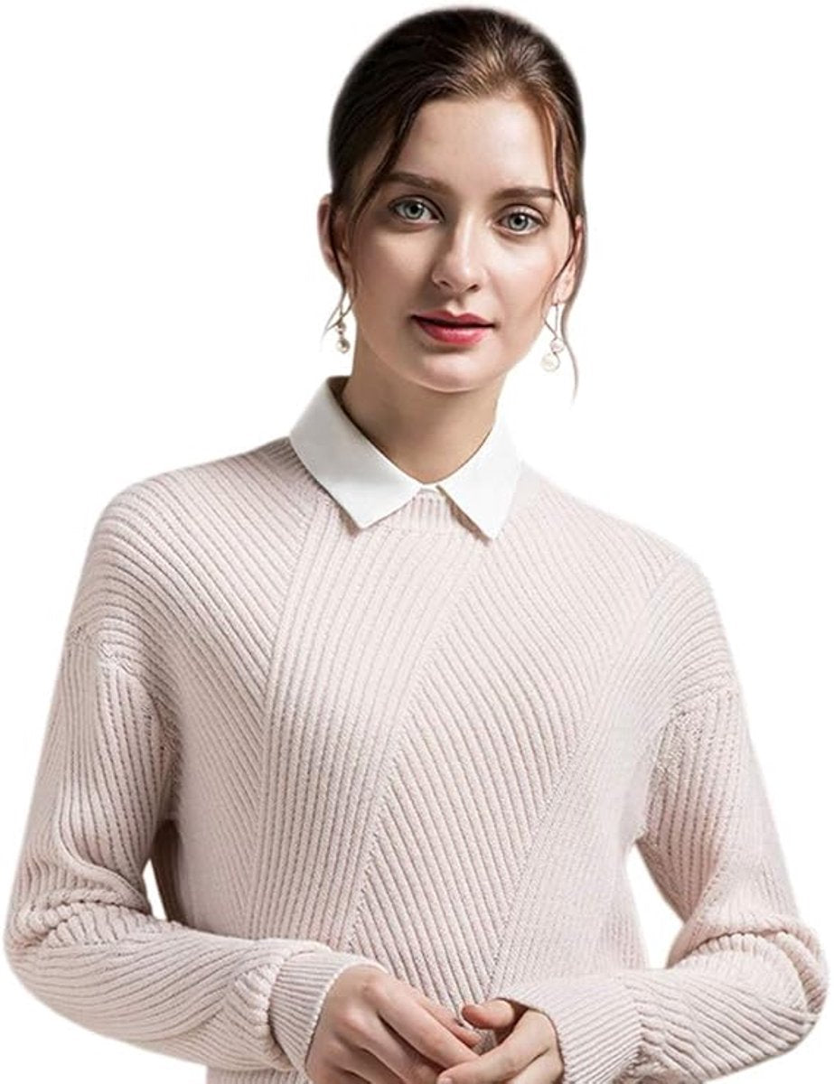 2 pieces - Women's Shirt Collar - Shirt Collar - Detachable Collar - Small Shirt Collar - Faux Detachable Collar - Detachable Pointed Collar - Small Collar - Pointed Collar - Shirt Replacement - Blouse - Adjustable - One Size - White - Image 3