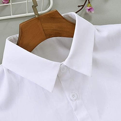 2 pieces - Women's Shirt Collar - Shirt Collar - Detachable Collar - Small Shirt Collar - Faux Detachable Collar - Detachable Pointed Collar - Small Collar - Pointed Collar - Shirt Replacement - Blouse - Adjustable - One Size - White - Image 5