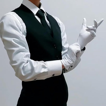 24 pairs - Gloves - white cotton gloves - soft cotton gloves - coin jewelry, silver inspection gloves - cotton gloves - serving gloves - stretchy gloves - 20 cm - Image 4