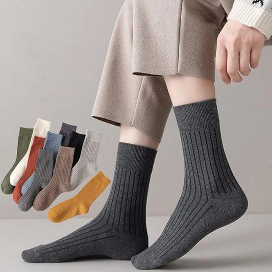 Socks - 10 Pairs Women's Socks - Women's Socks Value Bundle Size 36/40 - socks - stockings - Women's Socks Solid Color - Long socks - autumn Socks - soft, absorbent, breathable - For Casual, Business, Sports and Leisure - For autumn and spring - Image 3