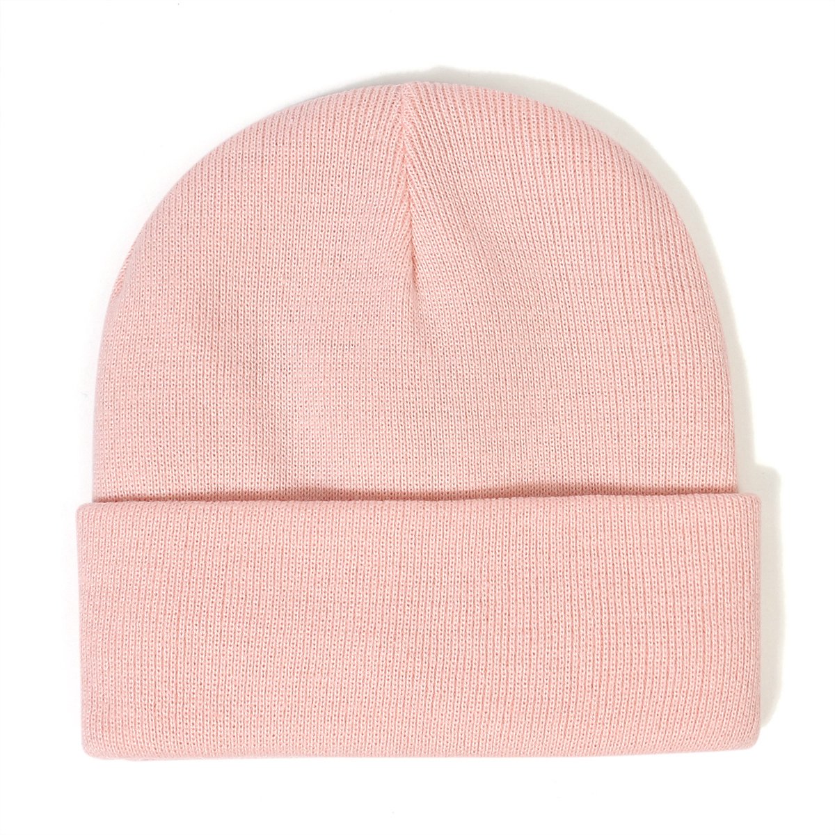 Hat - Knitted hat - Winter hat - Warm hat - Hat with satin lining - warm winter hat - knitted winter hat with fold-over brim - silk lining - soft knitted hat - warm and comfortable - for women and men - pink - Image 2