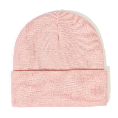 Hat - Knitted hat - Winter hat - Warm hat - Hat with satin lining - warm winter hat - knitted winter hat with fold-over brim - silk lining - soft knitted hat - warm and comfortable - for women and men - pink - Image 2