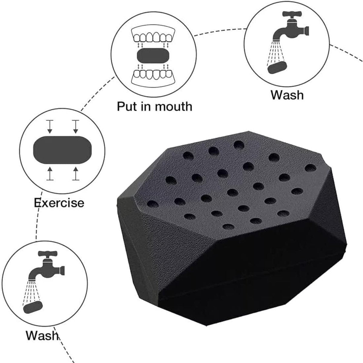Jaw Trainer - 6 Piece Jawline Trainer - Jaw Training Balls - Jawline Trainer - Jaw Muscle Trainer - Face Trainer - Jaw Exercise - Slim Jawline - Mouth Exercise - Jaw Exercise for Men and Women - Facial Beauty Tool - Image 2