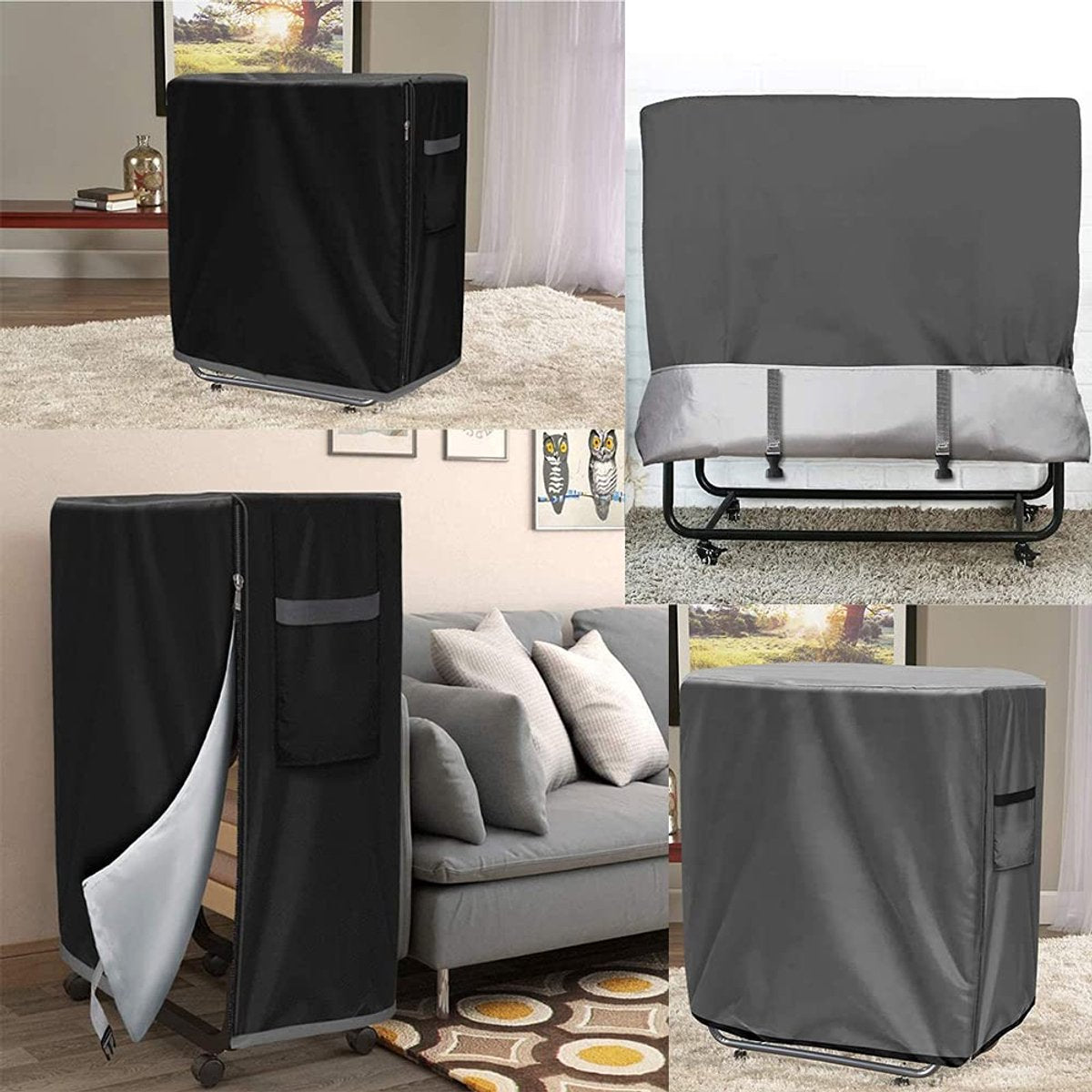 Foldable bed cover - waterproof - 1 piece - 99 x 38 x 114 cm - Image 4