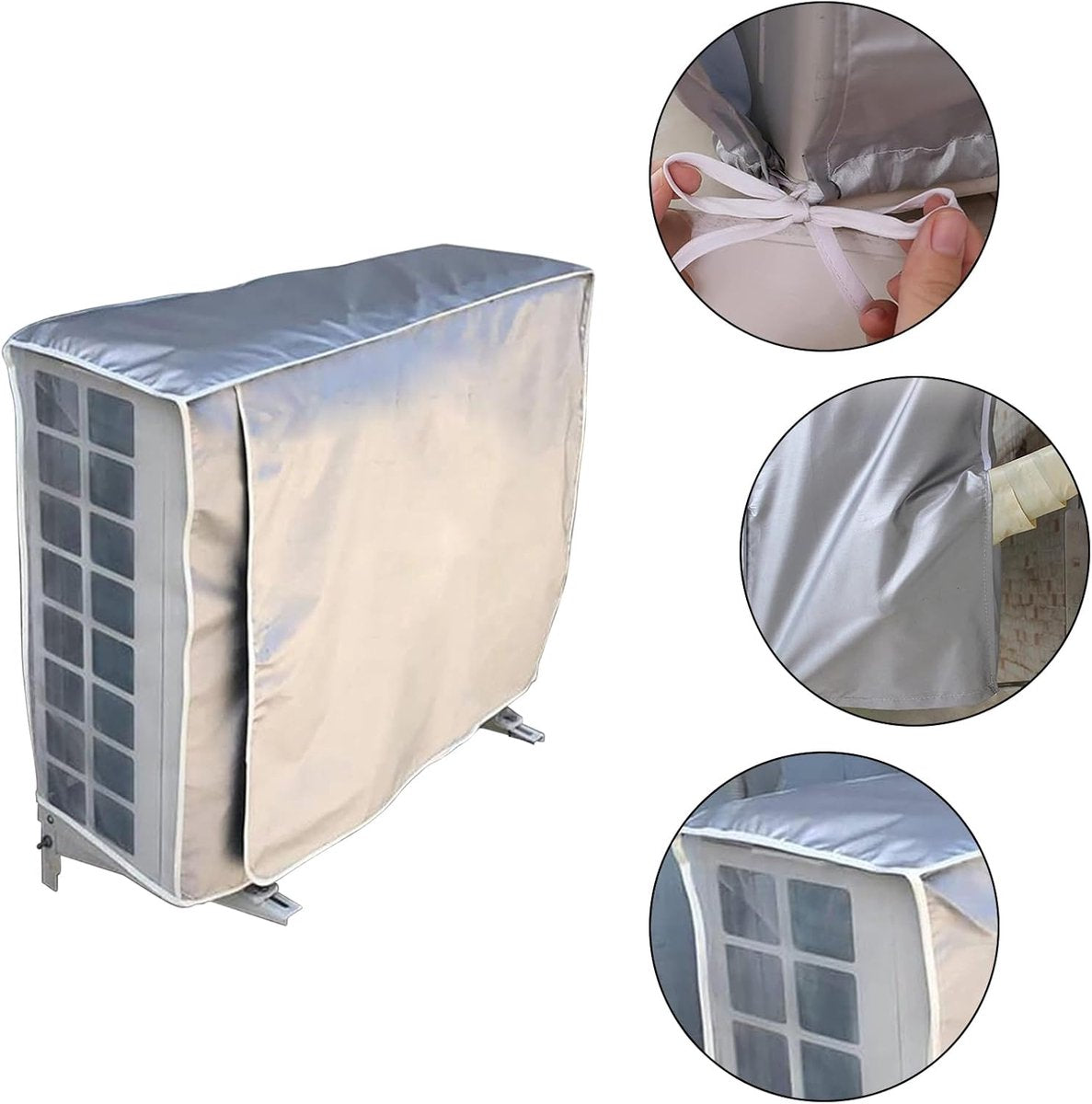 Air Conditioner Cover - Air Conditioner Cover Outdoor Unit - Outdoor Winter Cover - Dustproof - Frost-Resistant - Air Conditioning Covers - Air Conditioner Cover - Durable and Waterproof - Air Conditioner Protective Cover - Universal Air Conditioner Prote - Image 3