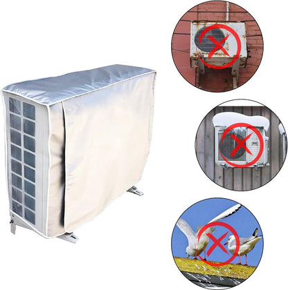 Air Conditioner Cover - Air Conditioner Cover Outdoor Unit - Outdoor Winter Cover - Dustproof - Frost-Resistant - Air Conditioning Covers - Air Conditioner Cover - Durable and Waterproof - Air Conditioner Protective Cover - Universal Air Conditioner Prote - Image 4